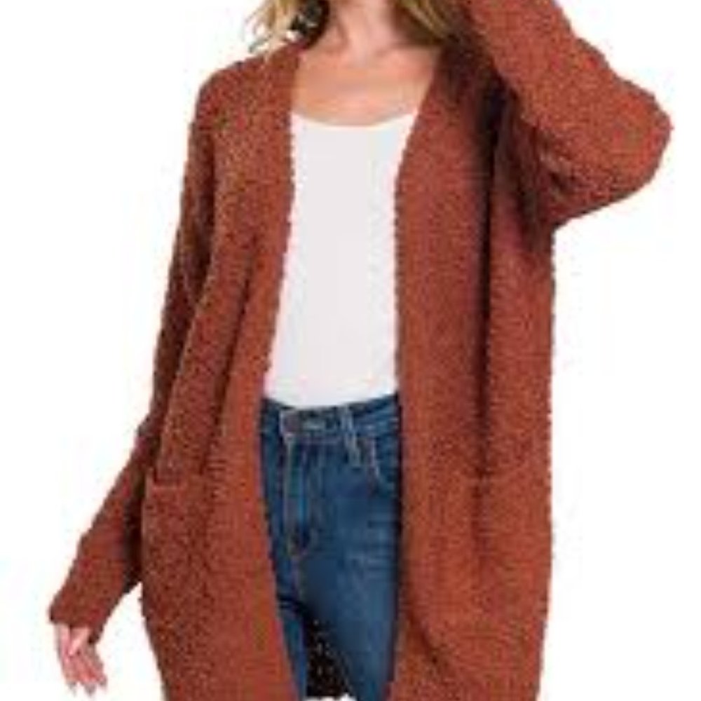 Long Sleeve Popcorn Sweater Size XS